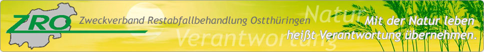 Zweckverband Restabfallbehandlung Ostth�ringen